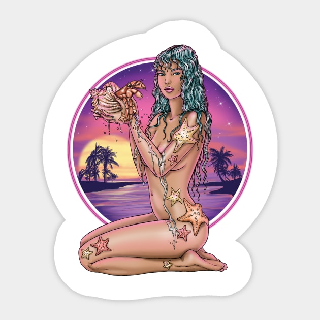 Astrology Babes: Aquarius Wet x Wild Sticker by jennyalamode